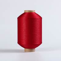 Fil texturé 100 % polyester 150D haute élasticité et haute ténacité, écologique, pour tricot et couture de chaussettes – Vente en gros
