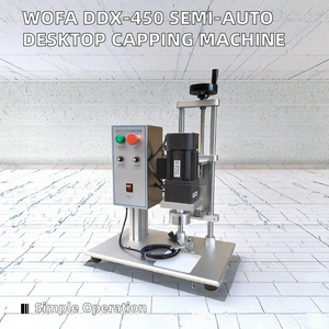<span class=keywords><strong>WoFa</strong></span> DXX-450 Halbautomatische Ölfass-Verschließmaschine für Mineralwasserflaschen und Holzverpackungen - Product Image 2