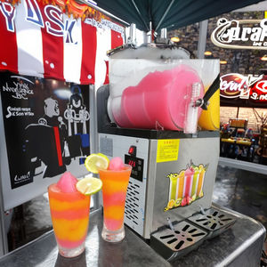 थोक 1 किलोग्राम बैग की पैकिंग वाणिज्यिक जमे हुए पेय आम का स्वाद बर्फ स्लुशी पाउडर मिश्रण - Product Image 1