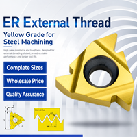 16ER 16IR CVD Coated Carbide External Threading Inserts JiuzhouTimes for Steel Stainless CNC Lathe & Turning Machines