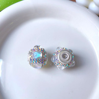 Perles de strass en cristal haut de gamme faites à la main pour stylos DIY, perles intercalaires robustes et étincelantes, breloques pour sangles de téléphone