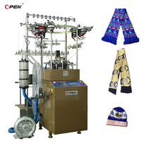 Machine à tricoter de chapeaux en laine acrylique et coton jacquard informatisée Opek 365 de marque supérieure