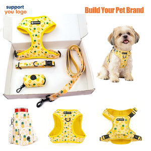 <span class=keywords><strong>Harness</strong></span> Anjing Kustom, Tali, Tempat Kantong Kotoran, Branding Lengkap, Buat Merek Hewan Peliharaan Anda, Set <span class=keywords><strong>Harness</strong></span> Anjing Anti Tarik - Product Image 2