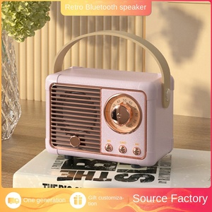New Hot BT loa cổ điển âm nhạc cổ điển máy nghe nhạc âm thanh Stereo Di động trang trí <span class=keywords><strong>mini</strong></span> Loa du lịch âm nhạc loa không dây - Product Image 5