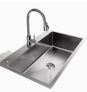 Fregadero de Cocina de Acero Inoxidable 304 de un Solo Tazón, Resistente a la Corrosión - Product Image 1