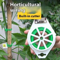 Attaches pour plantes de jardinage, fournitures, attaches en fil torsadé d'extérieur avec revêtement en plastique, utilisation pendant 5 ans