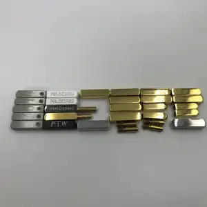 Großhandel 6mm Gold Kordel zug Metalls chnur Enden für Kleidung