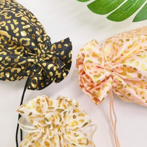 Sacs cadeaux personnalisés en polyester écologique avec cordon de serrage, durables, pour fêtes et événements, sacs de rangement pour bonbons - Product Image 5