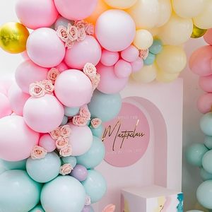 Pastel Pink Set 12 Inch Macaron Latex Party Balloons for Graduation Easter Wedding <strong>Birthday</strong> <strong>Rainbow</strong> Baby Anniversary <strong>Decoration</strong> - Product Image 6