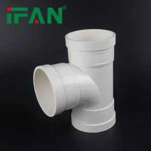 Ifan China Manufacturer GB Standard White Pvc Drainage Fitting Pvc Tee Pvc Fittings for Plumbing
