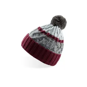 Casquette en acrylique COOL avec pompon, merchandising personnalisé en provenance de Chine - Product Image 3