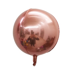 Nouveauté Décoration de fête de remise de diplôme, de Noël, d'Halloween, de la Saint-Valentin, de mariage, d'anniversaire, fournitures de décoration, ballon en mylar rond 4D - Product Image 1