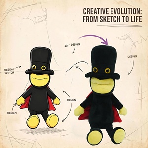 Vente chaude, faible MOQ, personnage d'anime Maguito 31 Minutos Explosivo, mascotte en peluche personnalisée, poupée en peluche pour les fans, articles promotionnels - Product Image 1