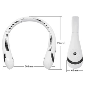 Mini Ventilador de Cuello Plegable Portátil, Recargable de 4000mAh, con Turbo Refrigeración por Aire, para Uso en Auto, Exteriores, RV y Hotel - Product Image 5