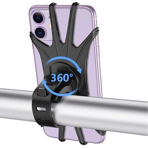 Support de téléphone en silicone pour vélo d'extérieur, rotation à 360 degrés, pour la conduite, noir - Product Image 3