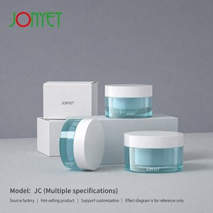 Premium <strong>Clear</strong> Acrylic Cosmetic Jar Double Wall Inner Cup for Face Cream Body Butter Lotion Ready Stock Custom Logo Beauty Brand - Product Image 2