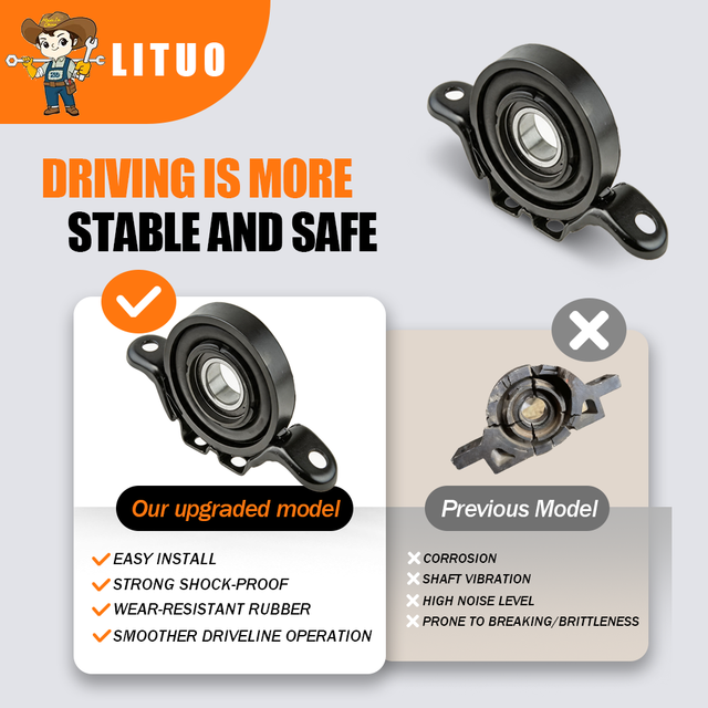 High Quality Transmission Shaft Center Bearing 7L8521102M for Audi Q7 4LB 4.2 /3.6 FSI Quattro 2006-2010 Auto Parts Aftermarket