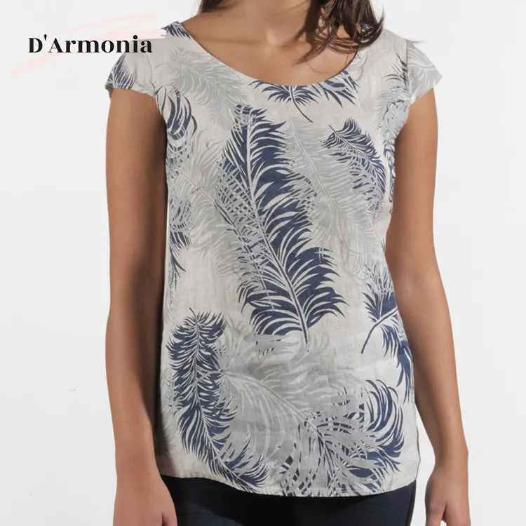 Newest Boutique Casual Shirts Floral Print Women's Blouses