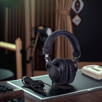Casque de monitoring professionnel Audfine MR710 et casque DJ pour consoles de mixage/CDJs/studios d'enregistrement, réduction du bruit