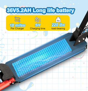Armazém dos EUA 36v 200w 25 km/H Bateria Scooter Elétrico Profissional Trotinette-Electrique E Scooter para Adolescentes - Product Image 3