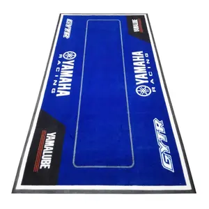 Tapis de sol pour garage, intérieur ou extérieur, avec logo en caoutchouc