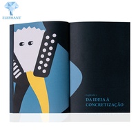 Impresión Personalizada, Libro Revista a Todo Color con Tapa Blanda Transparente Estilo Vintage
