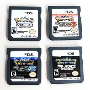 Cartouches de jeux vidéo blanches et noires 1 2 pour consoles DS nds - Product Image 2