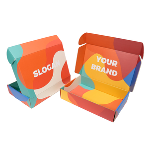 Custom Full Color Printed Corrugated Mailer <b>Box</b> Factory Direct Brand Logo <b>Foldable</b> Shipping Packaging <b>Box</b> For Clothing Cosmetic - Product Image 1