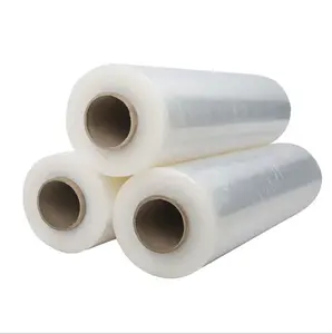 Transparent industrial shrink film shrink mini wrap pallet wrap stretch film plastic wrap with dispense