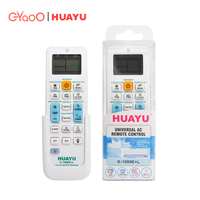 Control Remoto Universal para Aire Acondicionado HUAYU K-1089E+L Blanco, Compatible con Todas las Principales Marcas