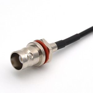 Factory Wholesale SMA Plug to Waterproof BNC Jack RF Connector Copper With RG174 Cable - Product Image 3