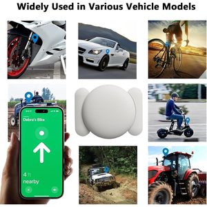 HONGTOP H Mini GPS Tracker 2PCS Rastreo en tiempo real para vehículos con la aplicación Find My, solo para iOS - Product Image 6
