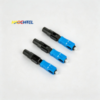 Conector de Fibra Óptica SC UPC de Montaje Rápido para Solución de Red Óptica FTTH