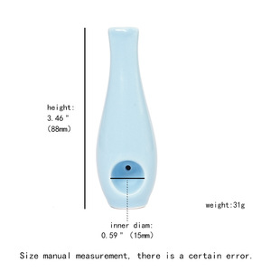 MUXIANG Ceramic Smoking Pipe Teardrop Shape Portable One Shot Pipe For Outdoor Use - Product Image 5