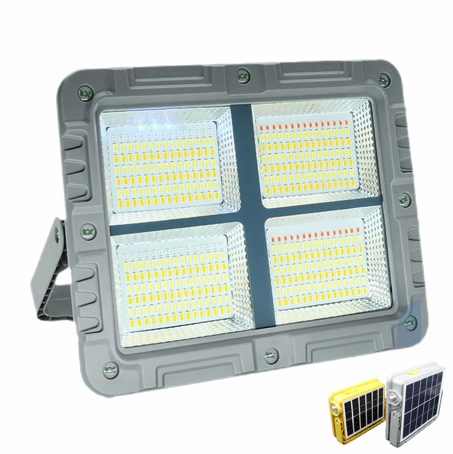 300W portable camping lights with solar panel rechargeable camping lamp multifunctional camping light with magnet and hook
