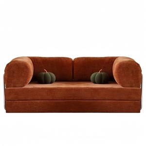 Foldable Retro Chinese Style <strong>Sofa</strong> Simple Compressed <strong>Sofa</strong> Set High-density <strong>Sponge</strong> Dual-purpose Cloth Integrated Lazy <strong>Sofa</strong> <strong>for</strong> - Product Image 5