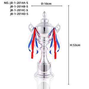 Trophée rond en métal de base argenté Trophée personnalisé de Chine Prix d'usine Bon prix Vente en gros Qualité Design OEM ODM Trophée <span class=keywords><strong>Coupe</strong></span> - Product Image 1
