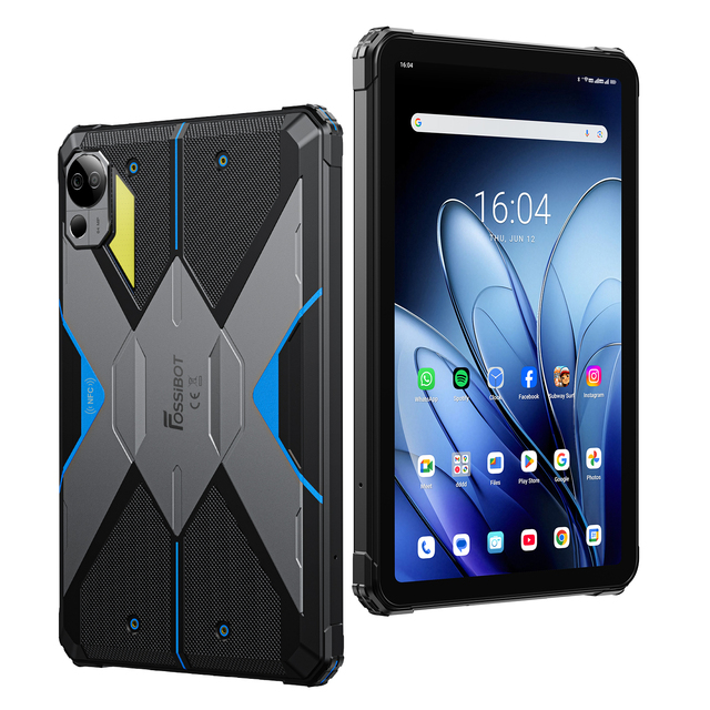 5G Rugged Tablet PC 21560mAh 10.4 Inch 2.4K Display 12+256GB Android 15 Main 64MP Camera WIFI 6 Pad Fossibot DT3