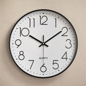 <span class=keywords><strong>Reloj</strong></span> de Pared de Cuarzo Silencioso de Plástico Huayang de 30 cm con Números 3D y Manecillas Metálicas, Diseño Moderno para Hogar y Oficina, Pedido al por Mayor - Product Image 1