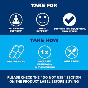 60-kapsul USA Adaptogens nootropika lebih baik menenangkan stres suasana hati dukungan suplemen untuk pria wanita suplemen Herbal infus - Product Image 5