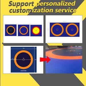 1m X 2m 防水 トレーニング レスリングマット ロールアップ式 卸売 フレキシブル XPEフォーム 高反発 環境配慮型 ロールアウト ジムマット - Product Image 4