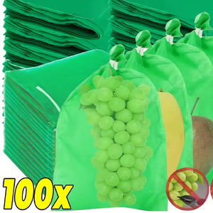Kaili thoáng khí không dệt vải túi trái cây cho nho chim côn trùng không thấm nước UV bảo vệ 1% 3% vườn Net bao gồm dây rút - Product Image 2