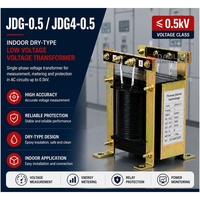 Transformateur de Potentiel JDG-0.5 et JDG4-0.5 0.5kV Type Sec Intérieur pour Sélection d'Ingénierie et Approvisionnement Industriel