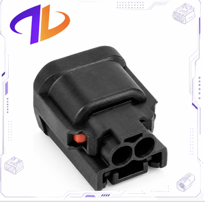 Connecteur de faisceau de câbles étanche pour feux de brouillard et feux de jour (DRL) automobile, 2 broches, en cuivre, noir, HX060, 1,5 mm, compatible 6189-7408 - Product Image 3