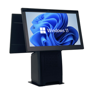China Manufacturer All in One POS Payment <strong>Terminal</strong> System Retail Hardware Windows Dual Screen POS System - Product Image 4