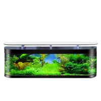 Grand aquarium en acrylique, meuble TV, verre et plastique, aquarium domestique, table TV et table basse à vendre