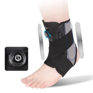 3044 # sport Adjustable Keselamatan pergelangan kaki kawat gigi dukungan pergelangan kaki dengan sistem BOA