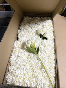 QSLH-VF003 <span class=keywords><strong>2022</strong></span> Venta al por Mayor de Flores de Hortensia Artificiales Multicolores, Cabezas Grandes de Seda, para Decoración de Bodas - Product Image 3