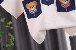 Ensembles Enfant Manches Courtes Demi-Zip Deux Pièces Survêtement Respirant Polo Enfant - Product Image 4