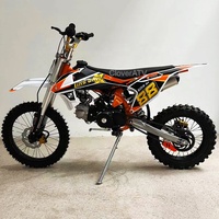 Adulte Puissant Freins À Disque 2 Roues Motocross Vélo 110cc Pit Bike 125cc Dirt Bike à Vendre